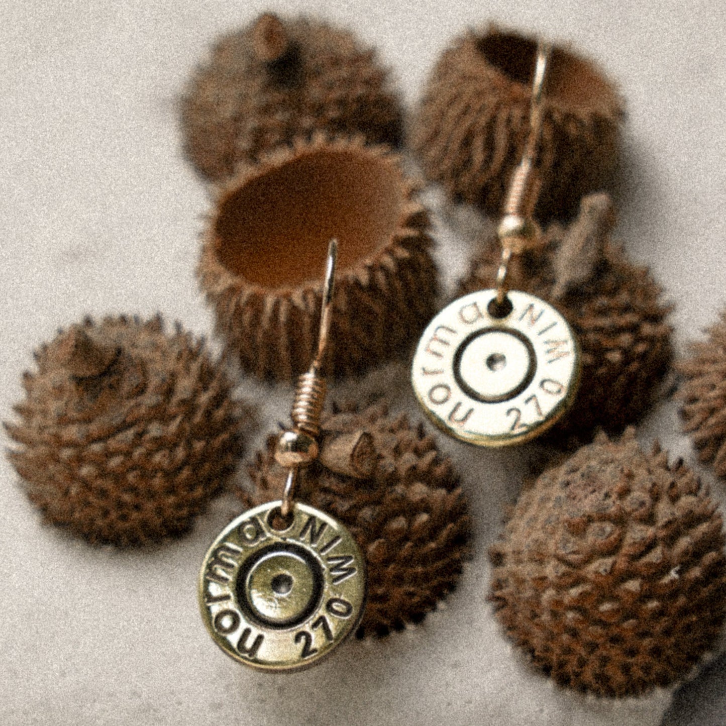 Bullet Dangle Earrings