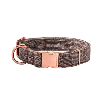 Collar perro nailon de tweed