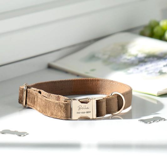 Collar perro nailon de felpa