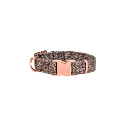 Collar perro nailon de tweed